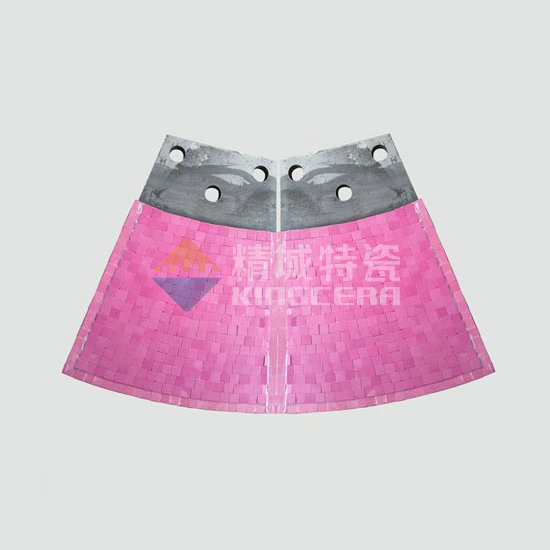 直粘型耐磨陶瓷襯板(NMC-Z)